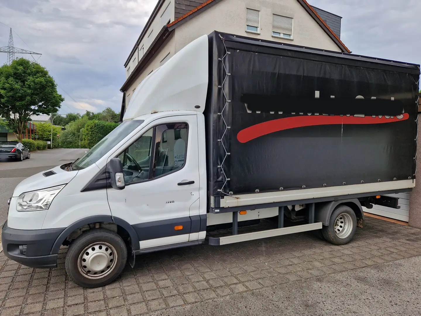 Ford Transit 470 L3 Einzelkabine, Pritsche Plane, 1 Hand 1 Hand Blanc - 2