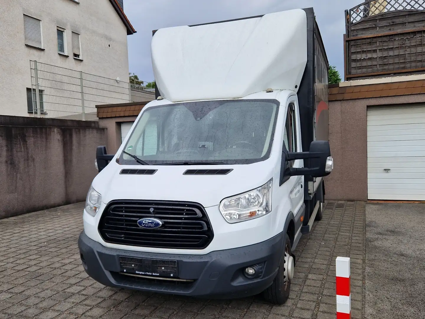 Ford Transit 470 L3 Einzelkabine, Pritsche Plane, 1 Hand 1 Hand Blanc - 1