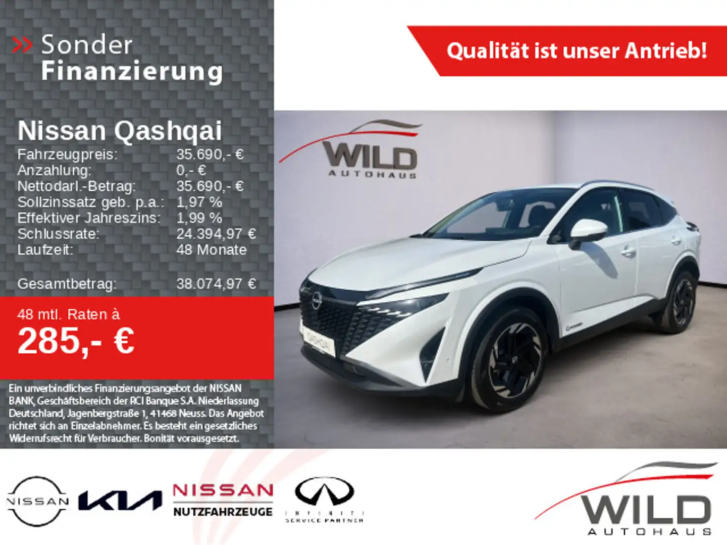 Nissan Qashqai 1.5 VC-T e-Power N-Connecta 3x auf Lager Weiß - 1