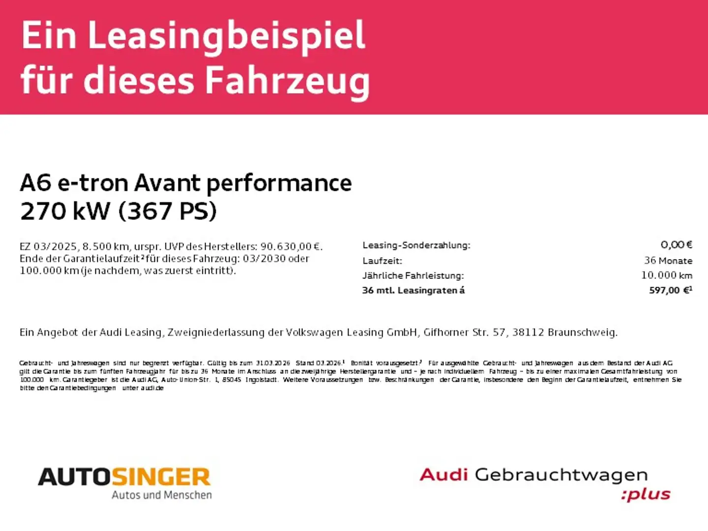 Audi A6 e-tron Avant performance *AHK*WÄRME*360*ACC* Negro - 2