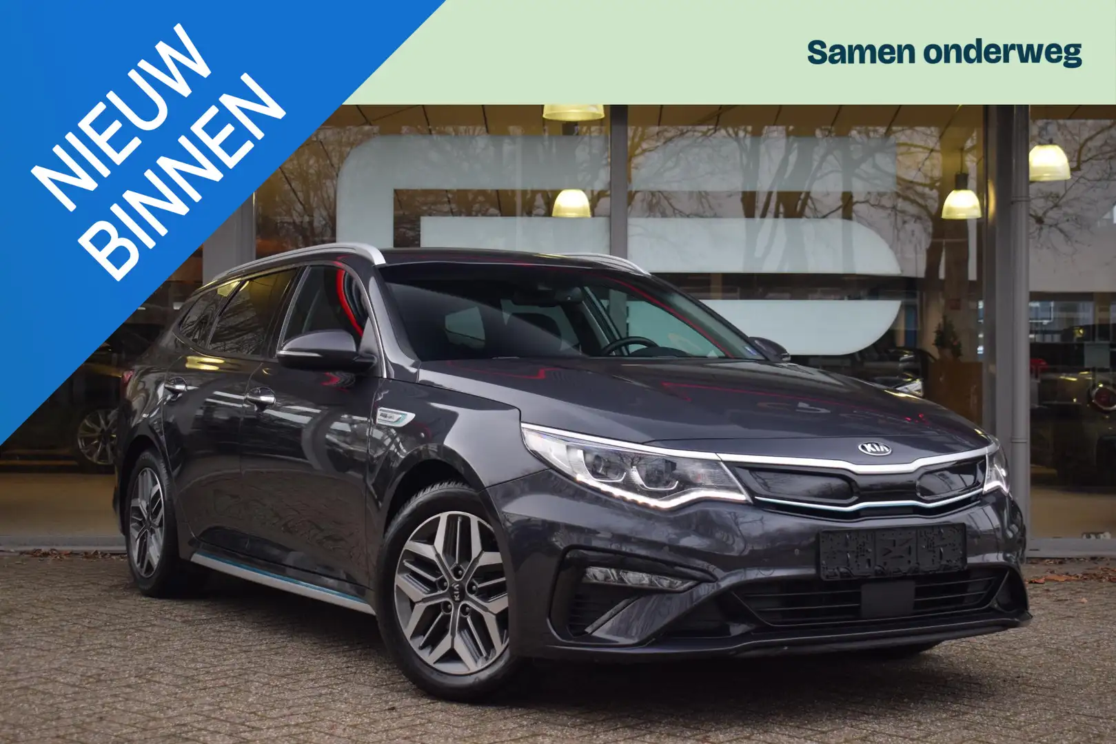 Kia Optima Sportswagon 2.0 GDI PHEV DynamicPlusLine |NAV|CAM| Gris - 1