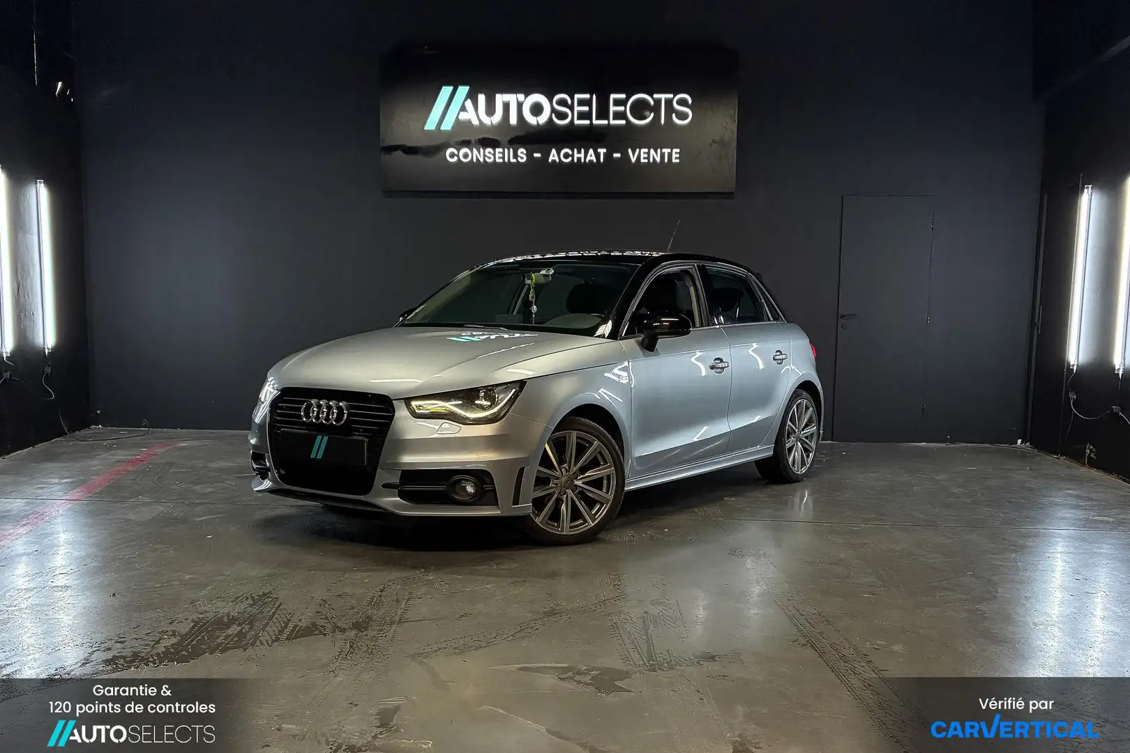 Audi A1 S-Line Sportback 1,6 TDI 90cv S-Tronic | Carvertic Grau - 1