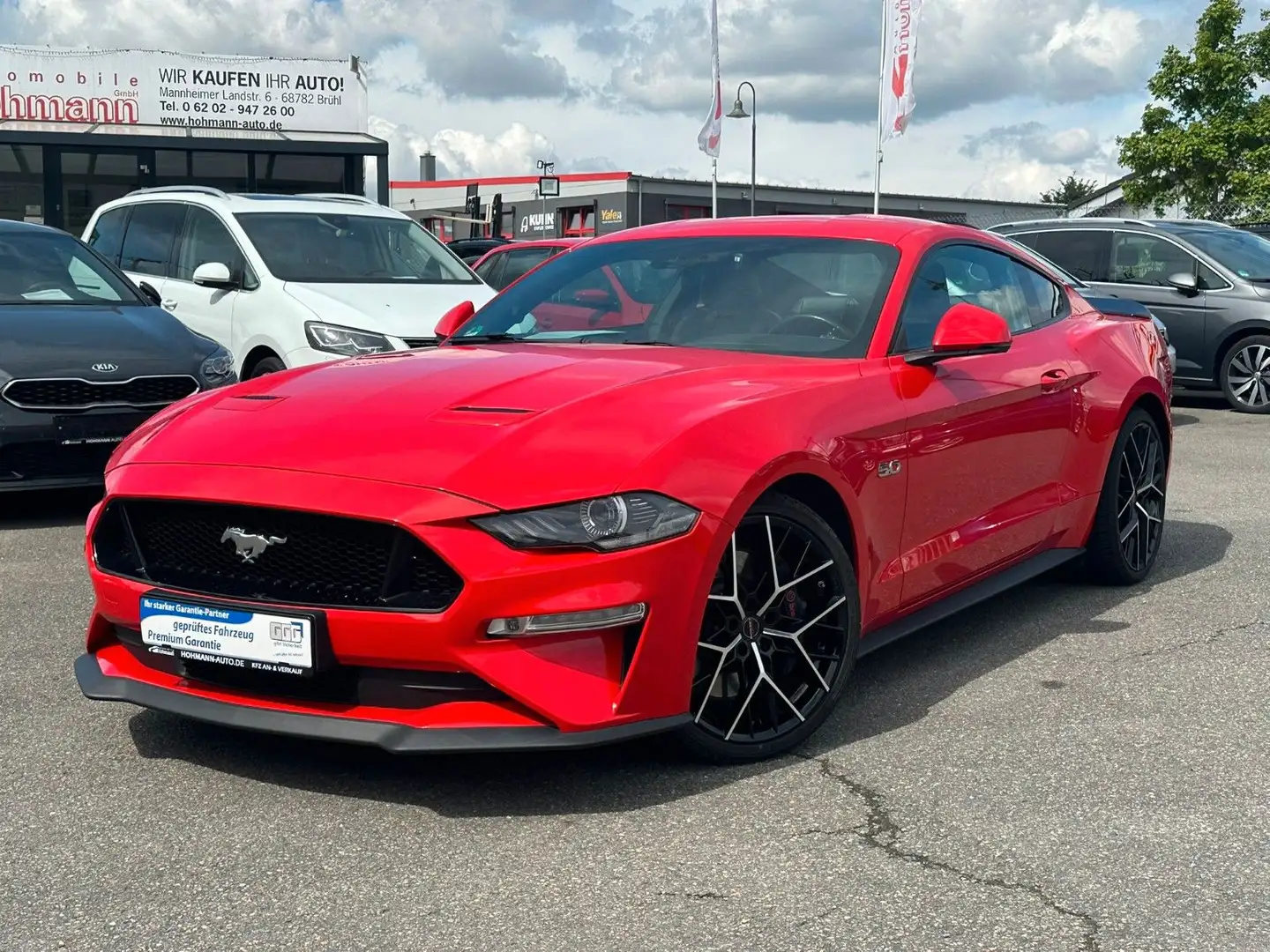 Ford Mustang GT CAM+SPUR+DEUTSCH+CARPLAY+LED+NAVI+ACC Red - 1