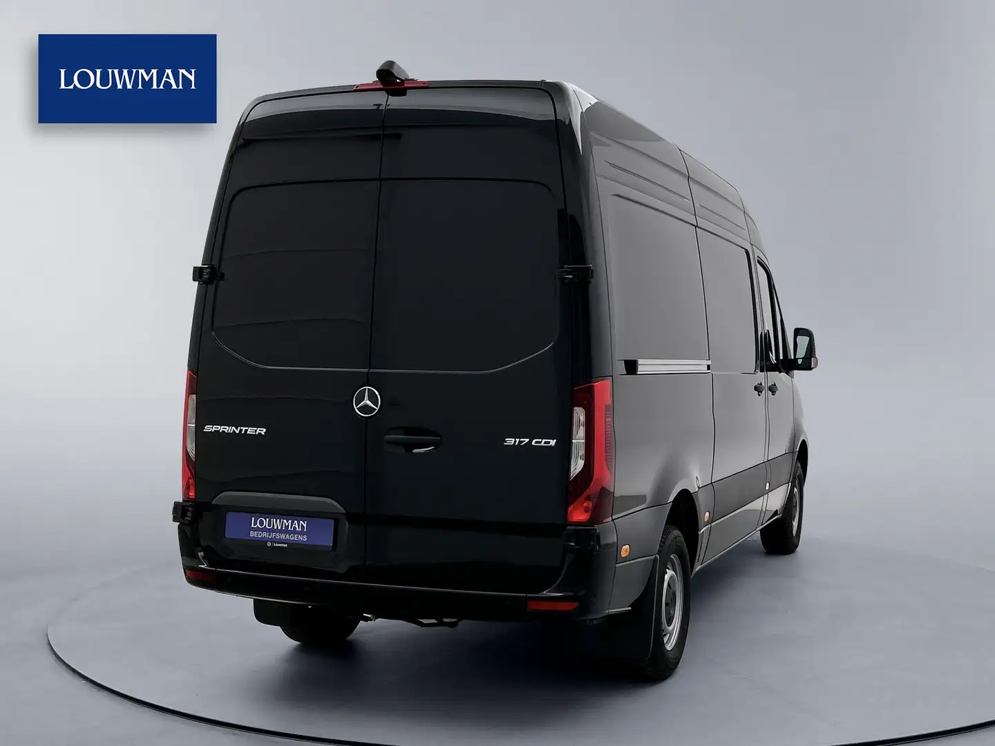 Mercedes-Benz Sprinter 317 1.9 CDI L2H2 Pro 3500KG trekgewicht BPM-Vrij D Zwart - 2