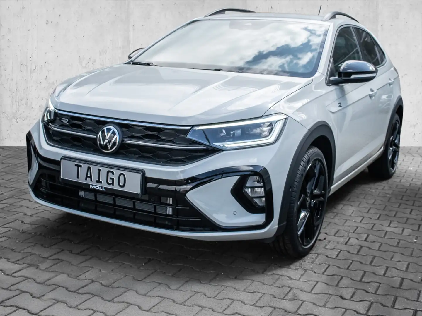 Volkswagen Taigo R-Line 1.0 l TSI OPF  DSG AHK LM ACC KAM Gris - 2