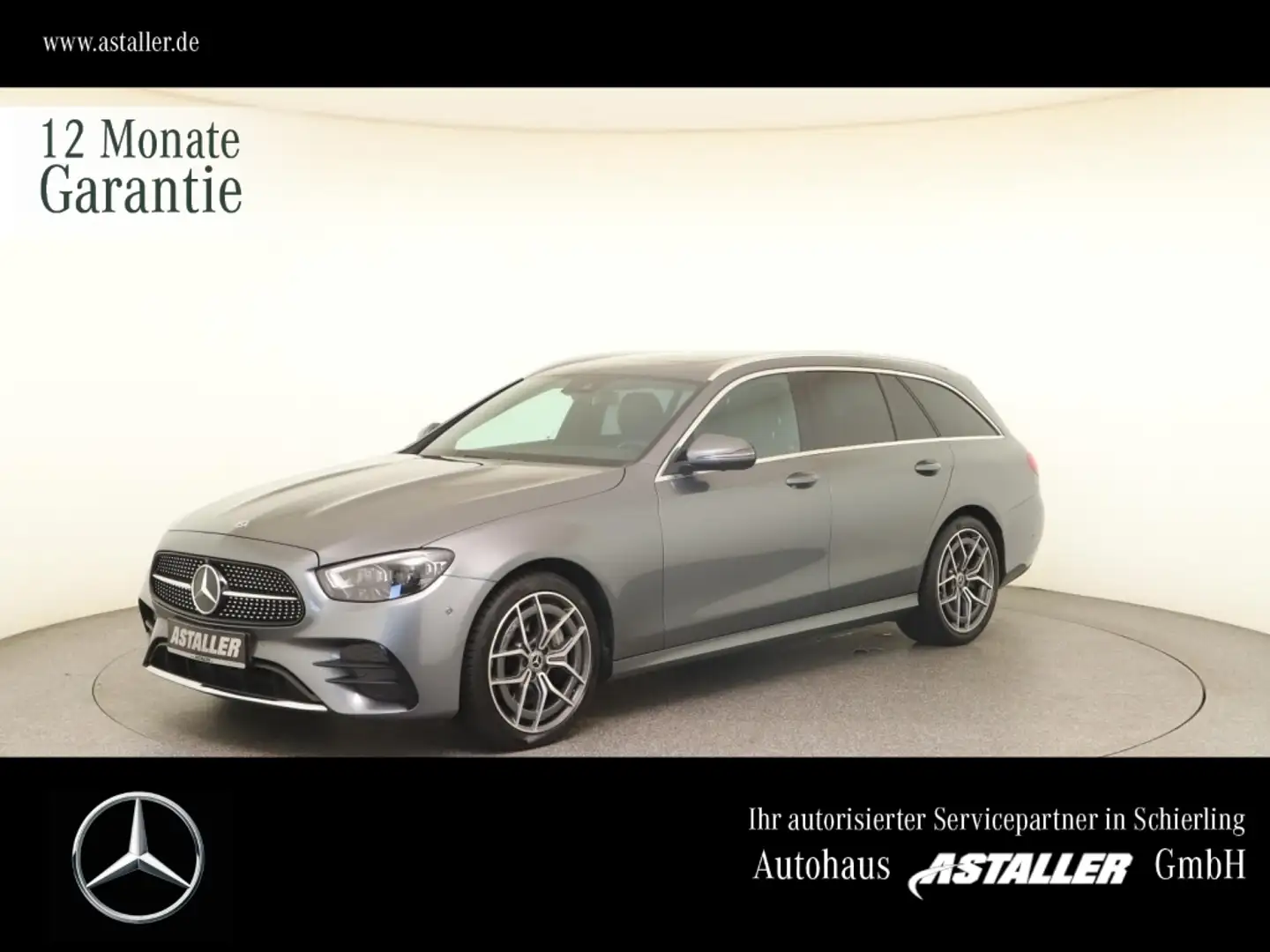 Mercedes-Benz E 450 T 4M AMG Line 2x SHD+19"+Multibe+AHK+Airma Grau - 1