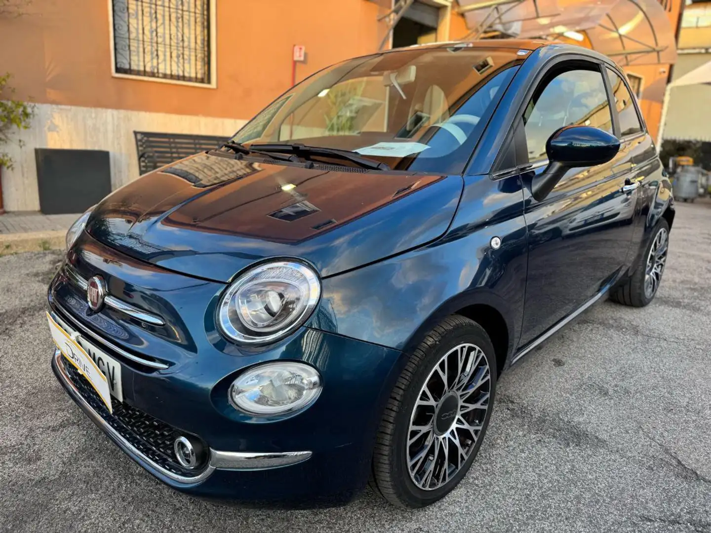 Fiat 500 CERCHI "16 + CLIMA AUTOMATICO + GPL Blauw - 2