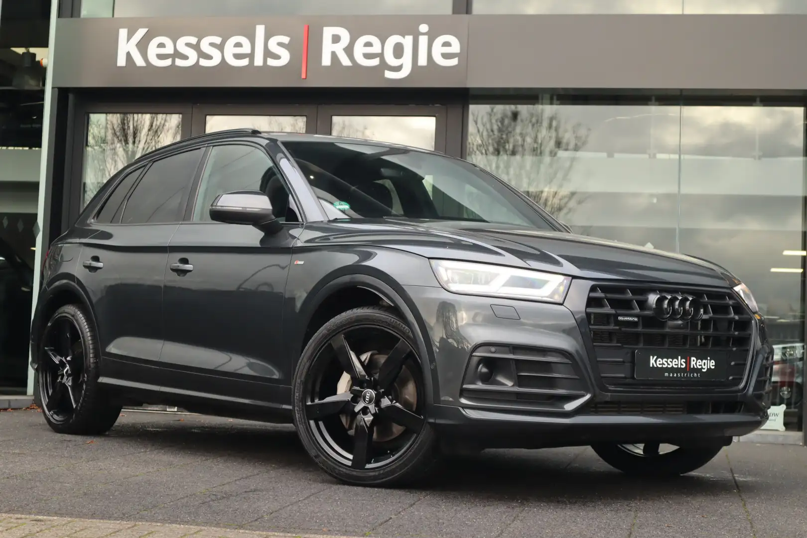 Audi Q5 55 TFSI e S-line Pano Lucht B&O 360 ACC Matrix Key Grijs - 1
