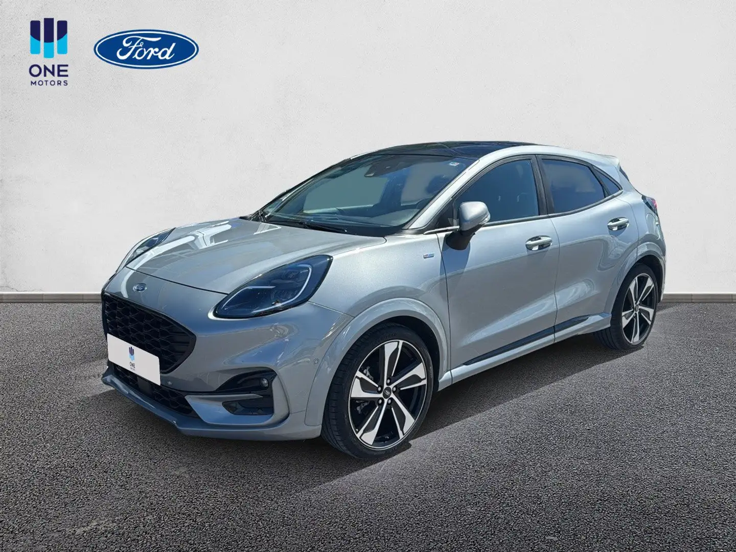 Ford Puma 1.0 EcoBoost MHEV Titanium 125 Plateado - 1