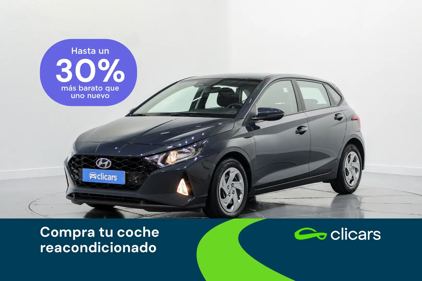 Hyundai i20 1.0 TGDI Klass 100 Azul - 1