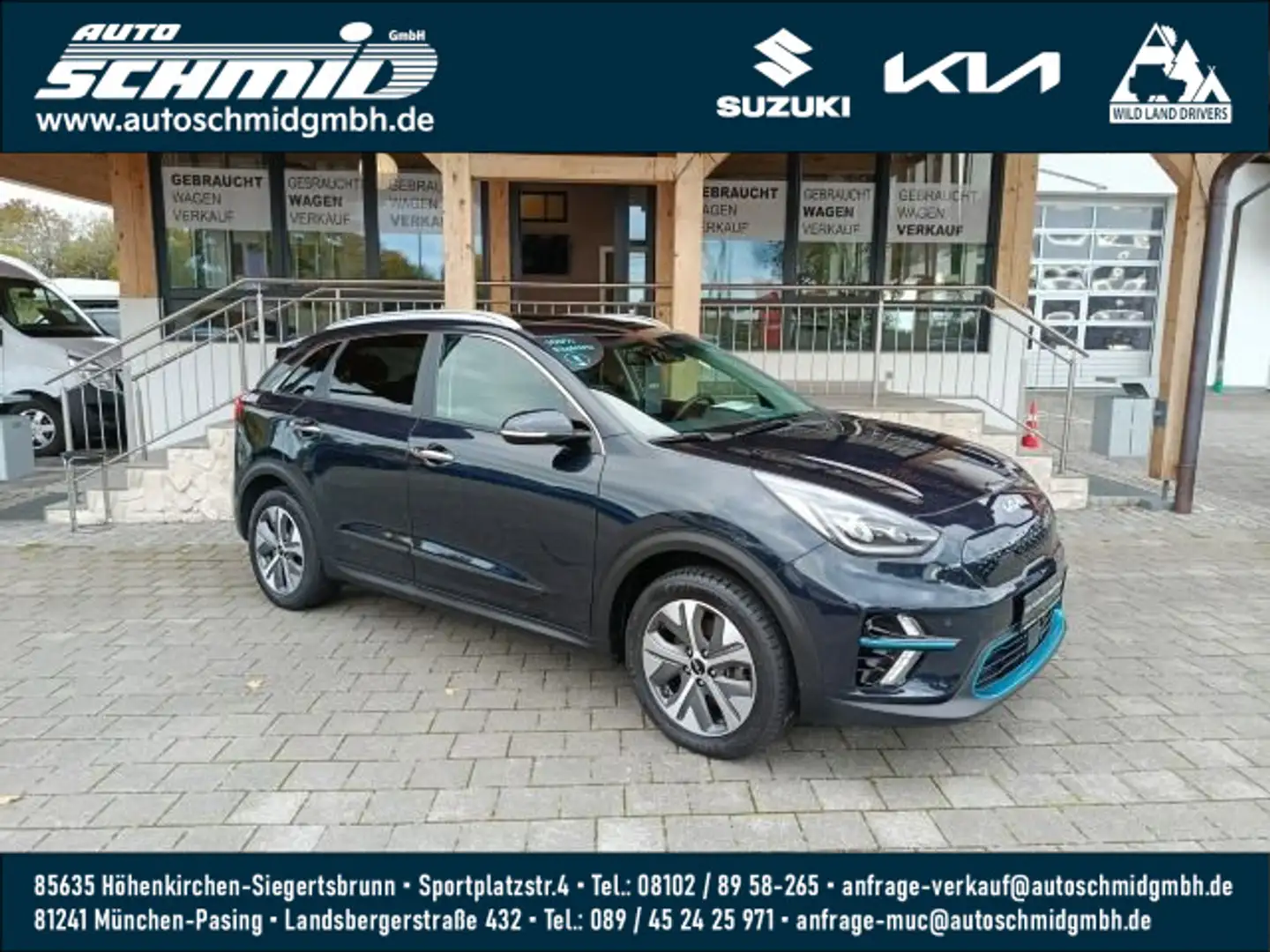 Kia Niro NIRO EV 204 SPI 3PH GD LED+ Blauw - 1