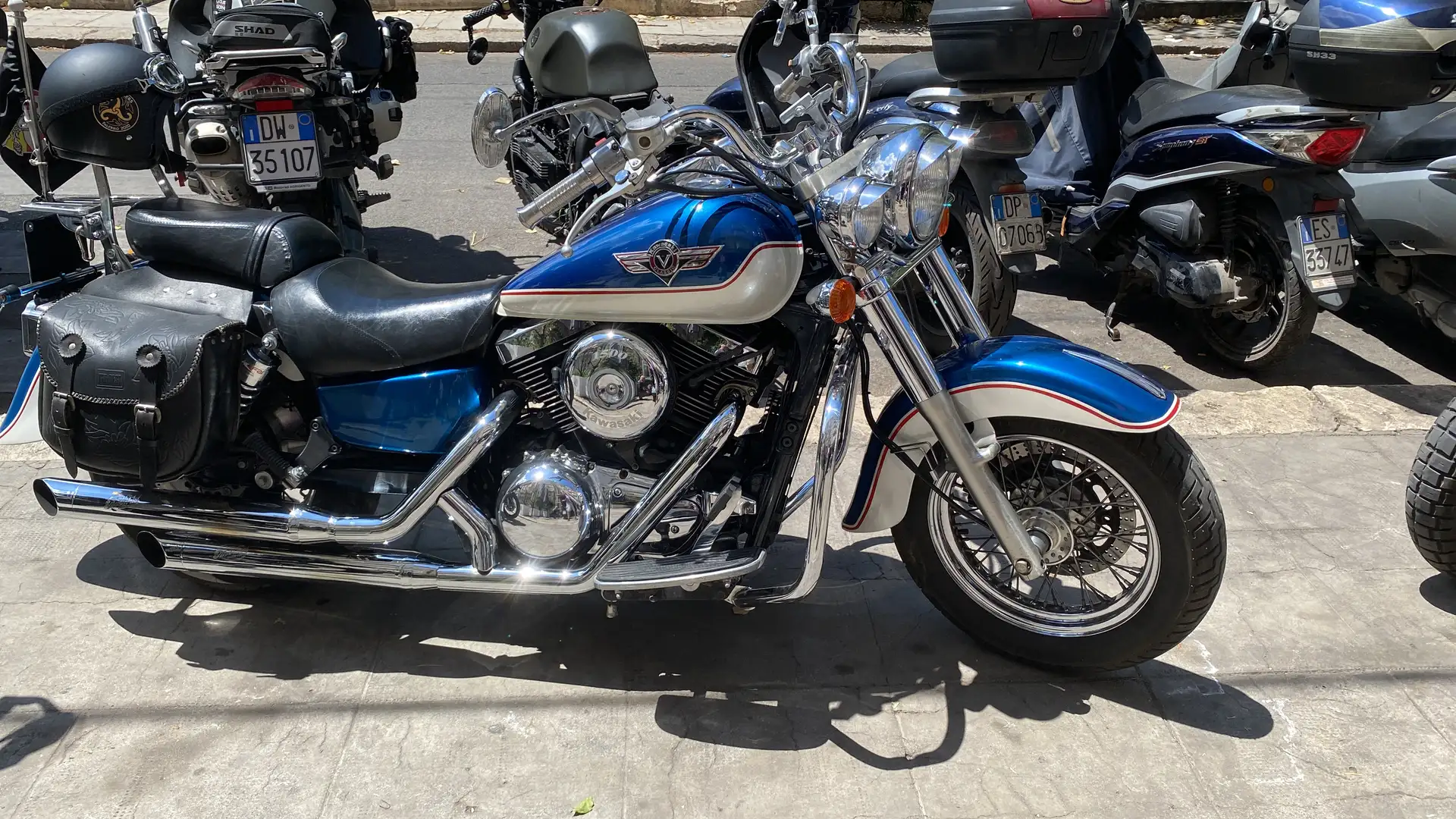 Kawasaki VN 1500 Classic Azul - 1