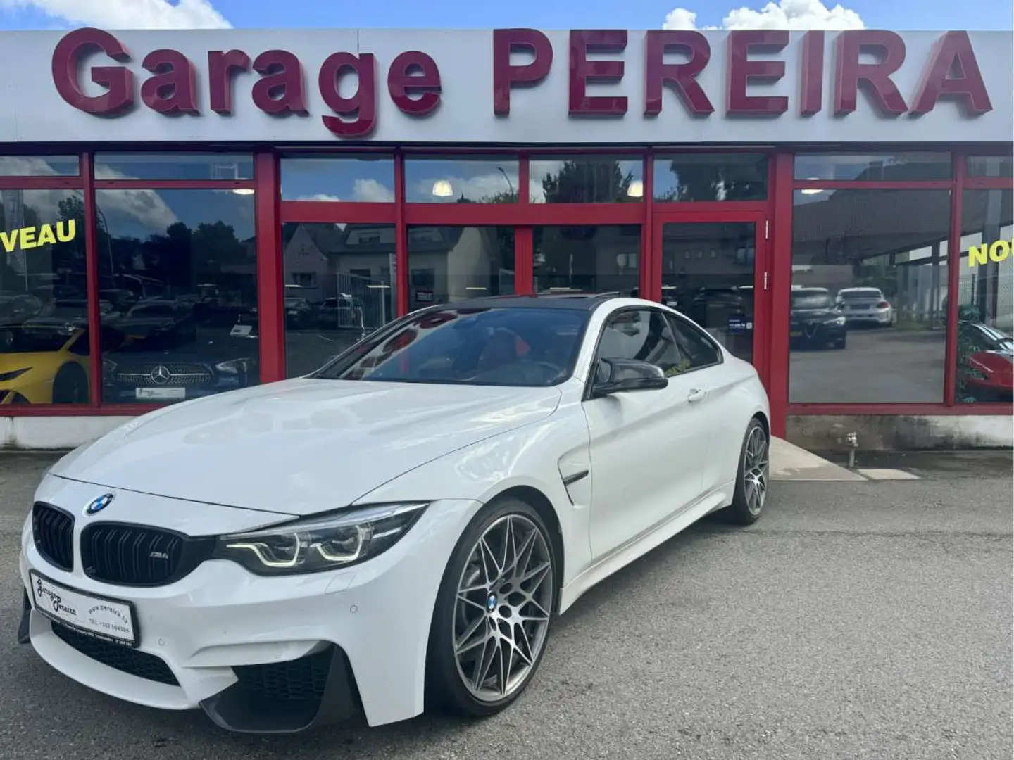 BMW M4 3.0 DKG COMPETITION FACELIFT CARBON HARMAN KARDON Blanc - 2