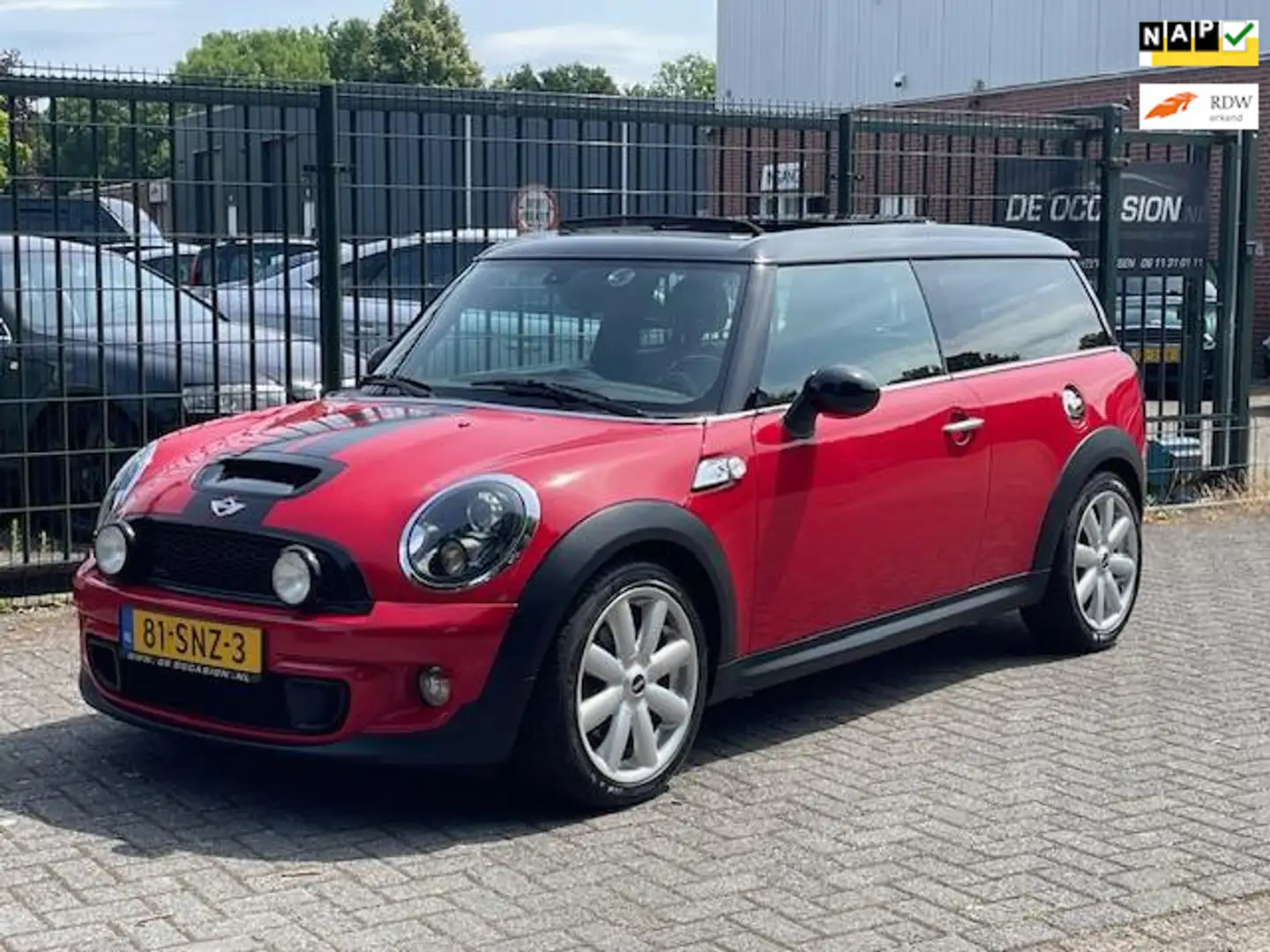 MINI Cooper S Clubman Mini 1.6 Chili Pan.dak Leder Navi Rood - 1