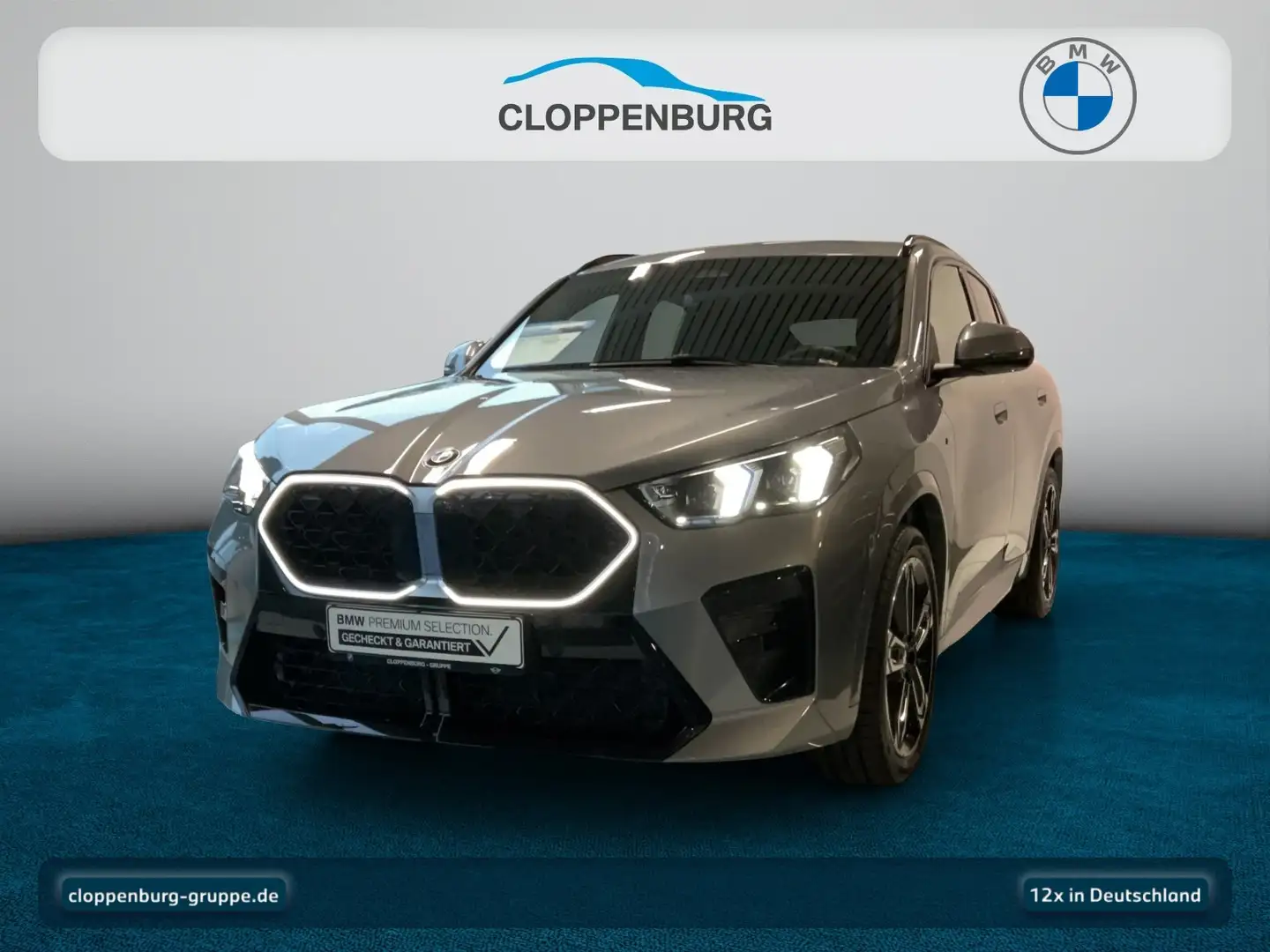 BMW X2 sDrive20d Head-Up+AHK+Navi+ACC+SHZ+KeyGO+HiFi Grau - 1