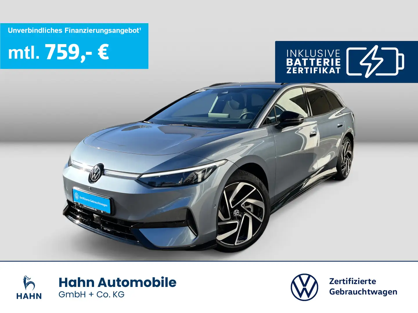 Volkswagen ID.7 Tourer Pro S AHK NAV ACC DCC LED WÄRMEPUMPE Bleu - 1