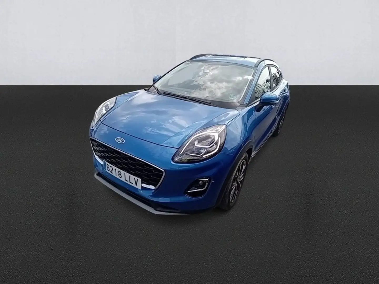 Ford Puma 1.0 EcoBoost MHEV Titanium X Aut. 125 Blau - 1