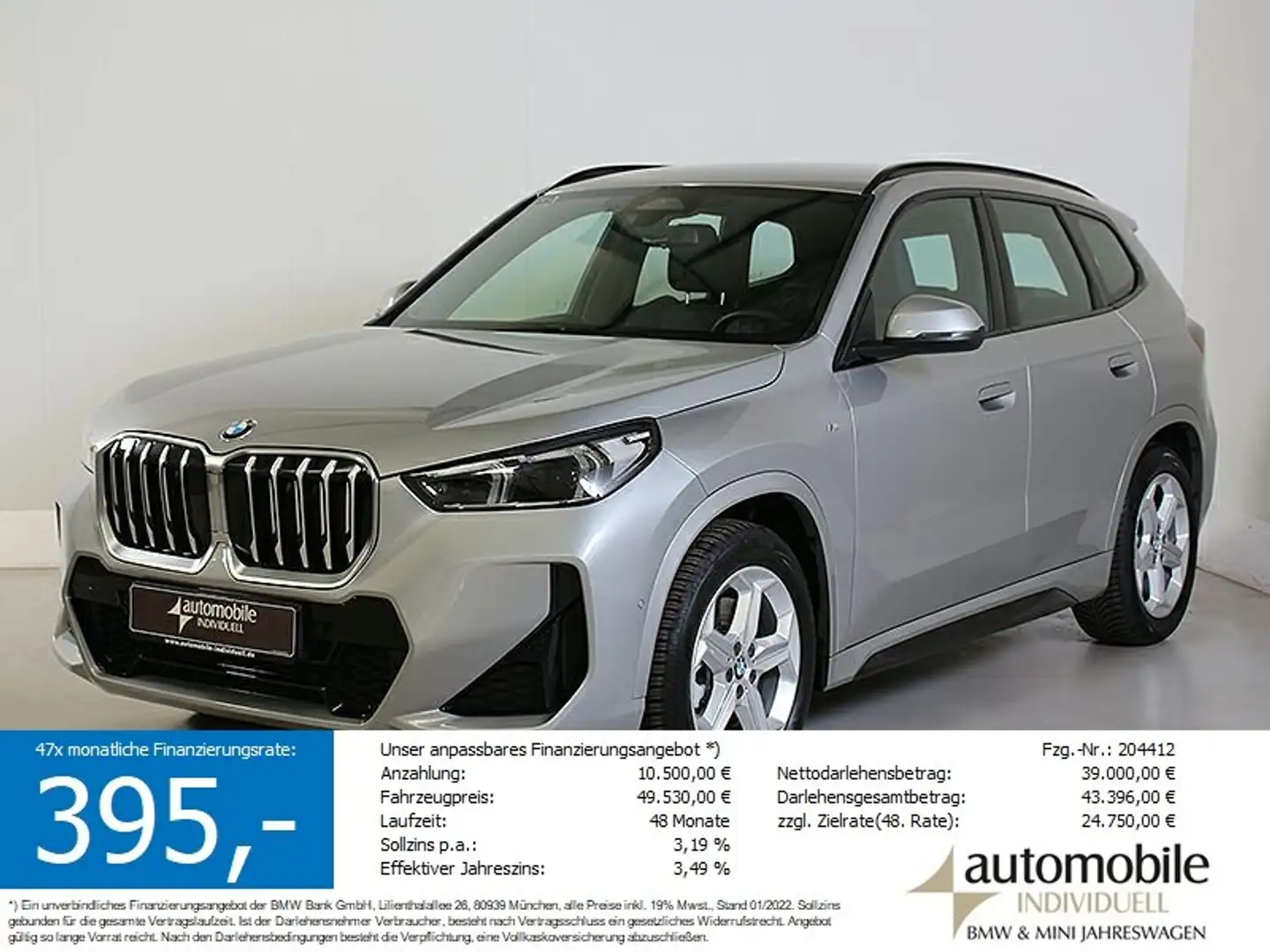BMW X1 xDr.23iA M Sportpaket Massage LED ACC H&K Wid Silber - 1