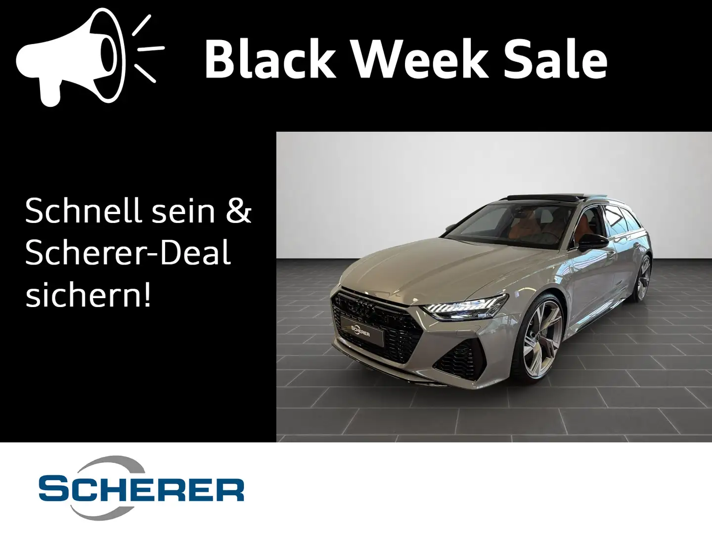 Audi RS6 RS6 Avant 441(600) kW(PS) tiptronic Standhzg., A Grau - 1