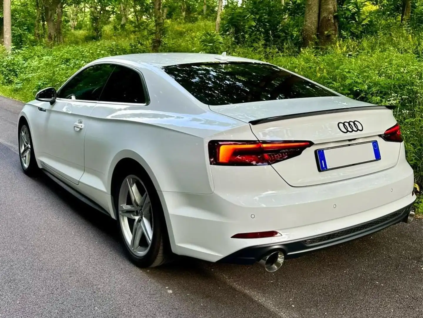 Audi A5 A5 Coupe 40 2.0 tfsi GPL mhev Sline s-tronic Bianco - 1