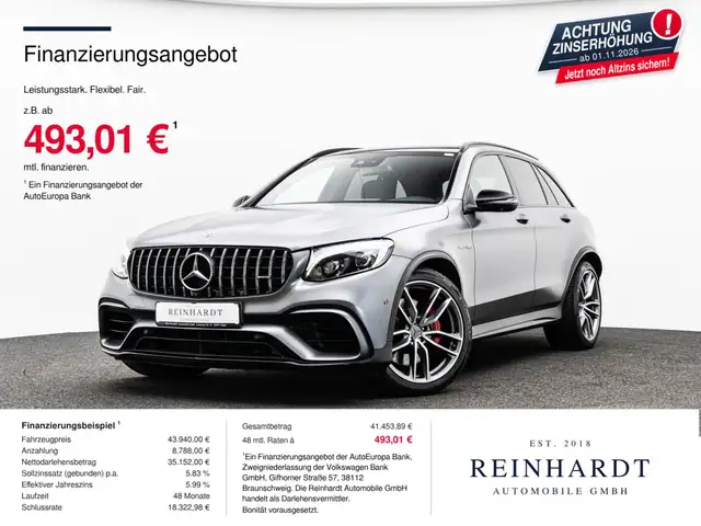 Mercedes-Benz GLC 63 AMG GLC 63s AMG 4MATIC+ NIGHT 21Z./PANO/AMG-AGA/BURM