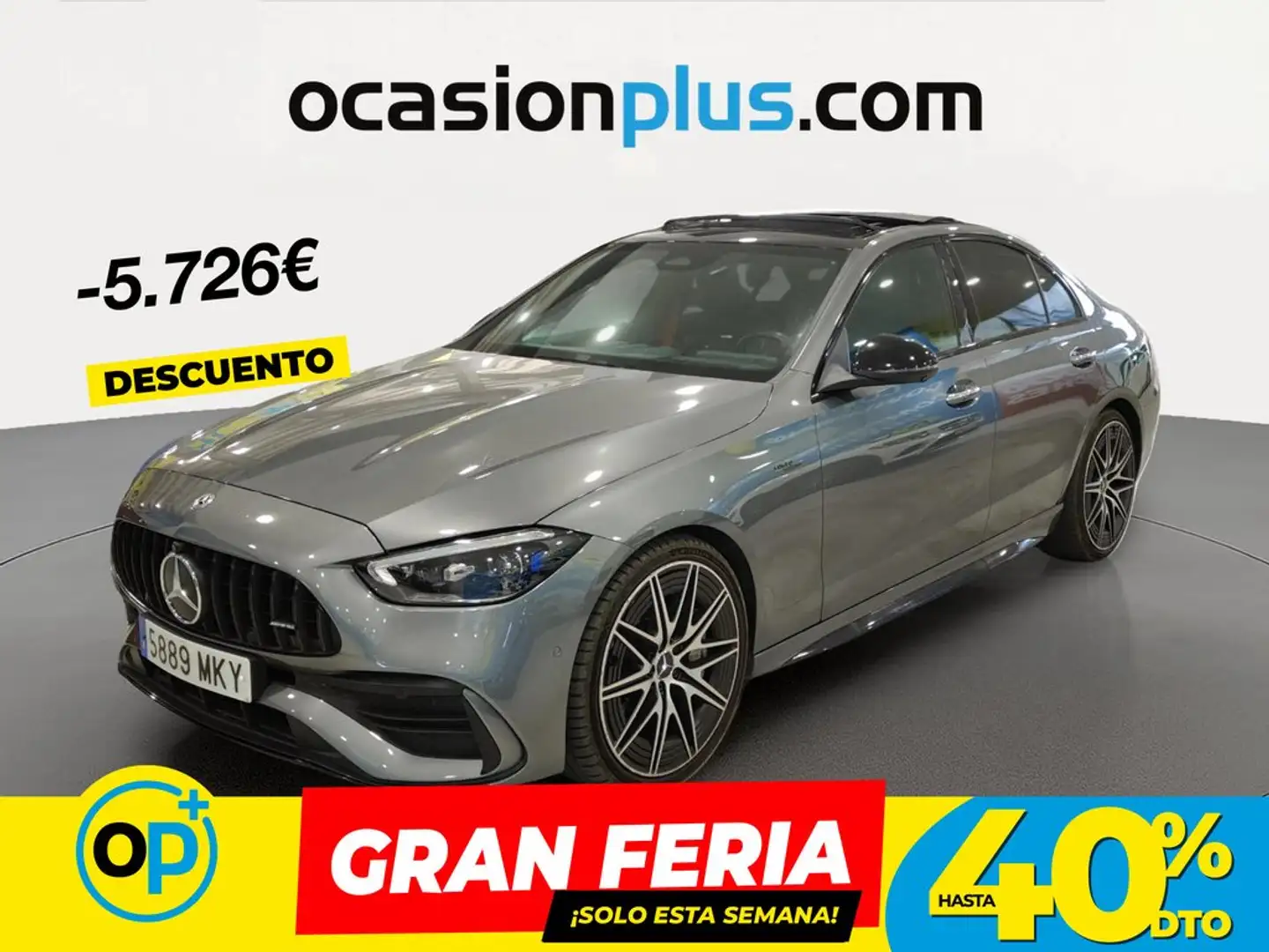 Mercedes-Benz C 43 AMG 4Matic Aut. Gris - 1