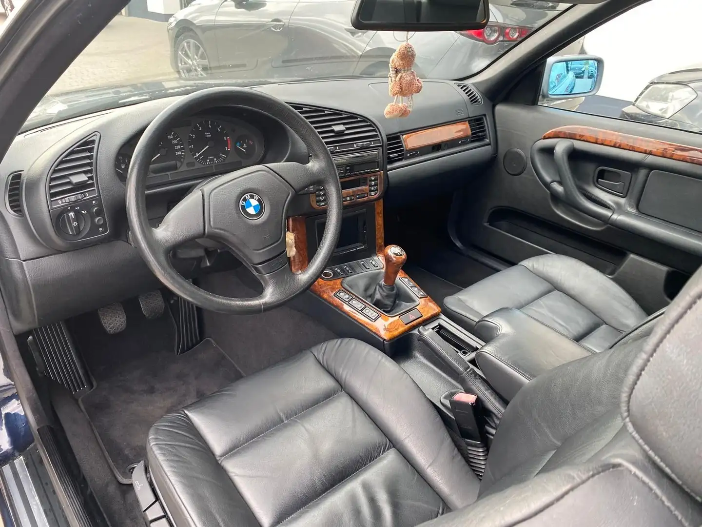 BMW 318 i Cabrio|E36|Orig.KM|NAVI|LEDER|ALPINE|KLIMAA Mavi - 2