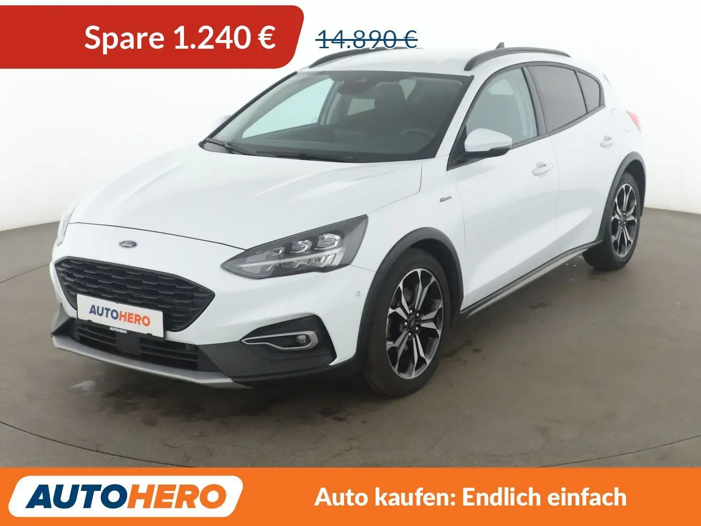 Ford Focus 1.5 EcoBlue TDCi Active *NAVI*LED*CAM*SHZ*LHZ*TEMP Weiß - 1