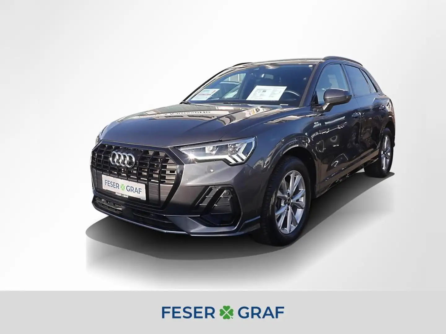 Audi Q3 35 TFSI S line Ext. ACC LED Navi RüKa Sitzh. Grau - 1