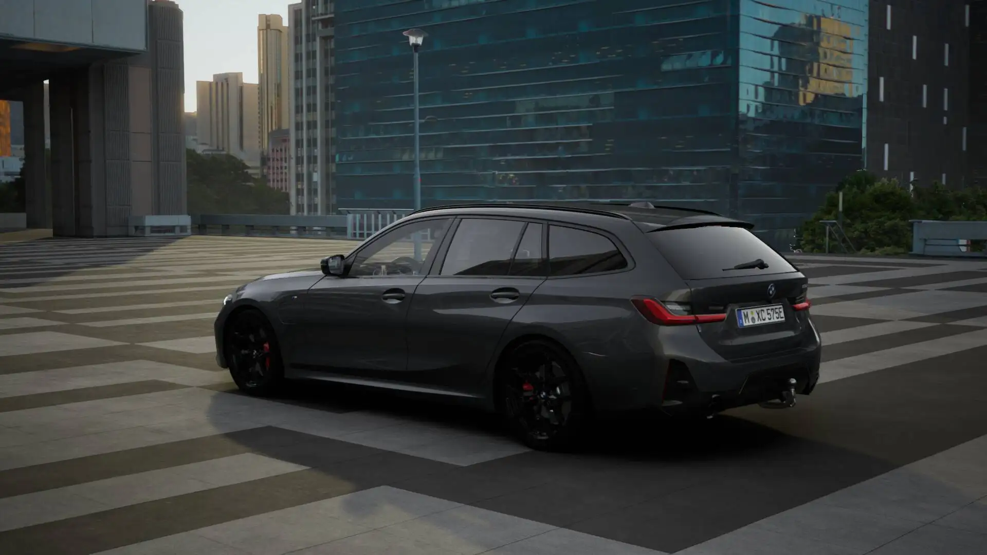 BMW 330 3 Serie Touring 330e High Executive M Sport Automa Grijs - 2