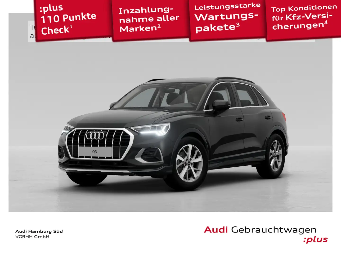 Audi Q3 35 TFSI advanced S tronic NAVI/KAMERA/LED/ACC Zwart - 1