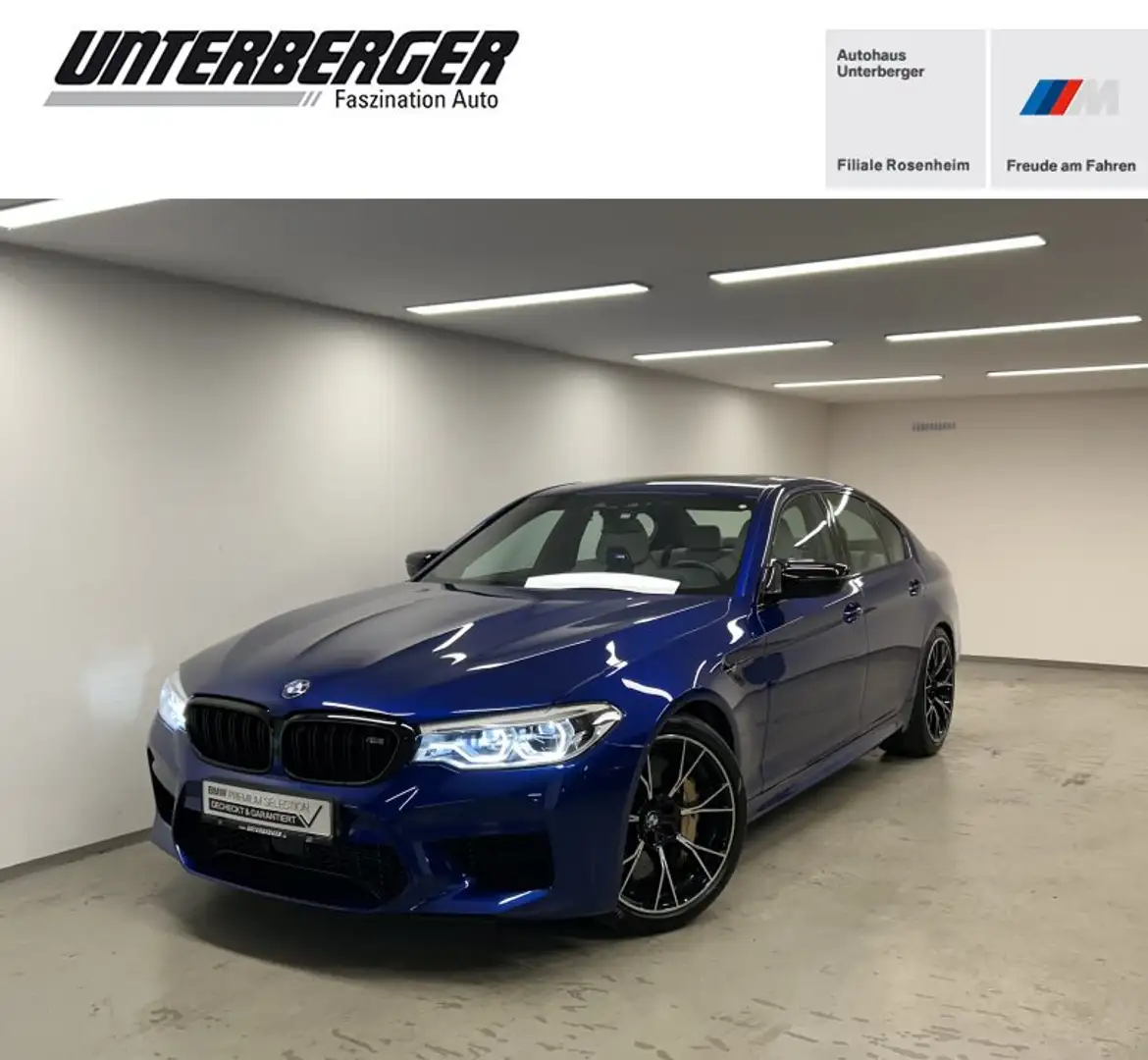 BMW M5 Limousine Carbon Keramik B&W DA. Plus PA. Plus Kom Blau - 1