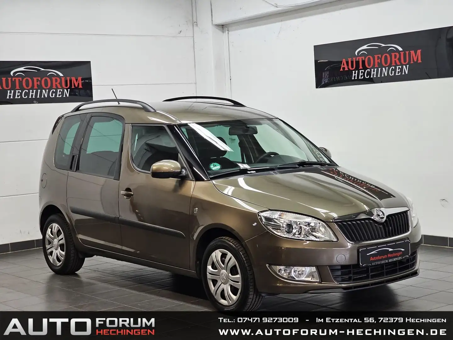 Skoda Roomster 1.6 TDi Ambition Plus Edition 1.Hand Braun - 1