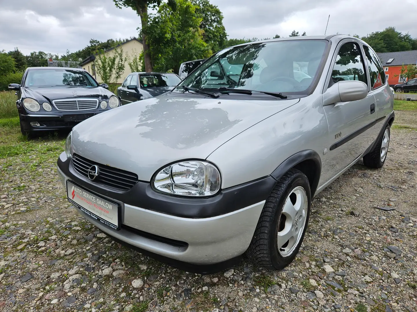 Opel Corsa Standheizung, Klima,Allwetterreifen,HU NEU Argent - 1