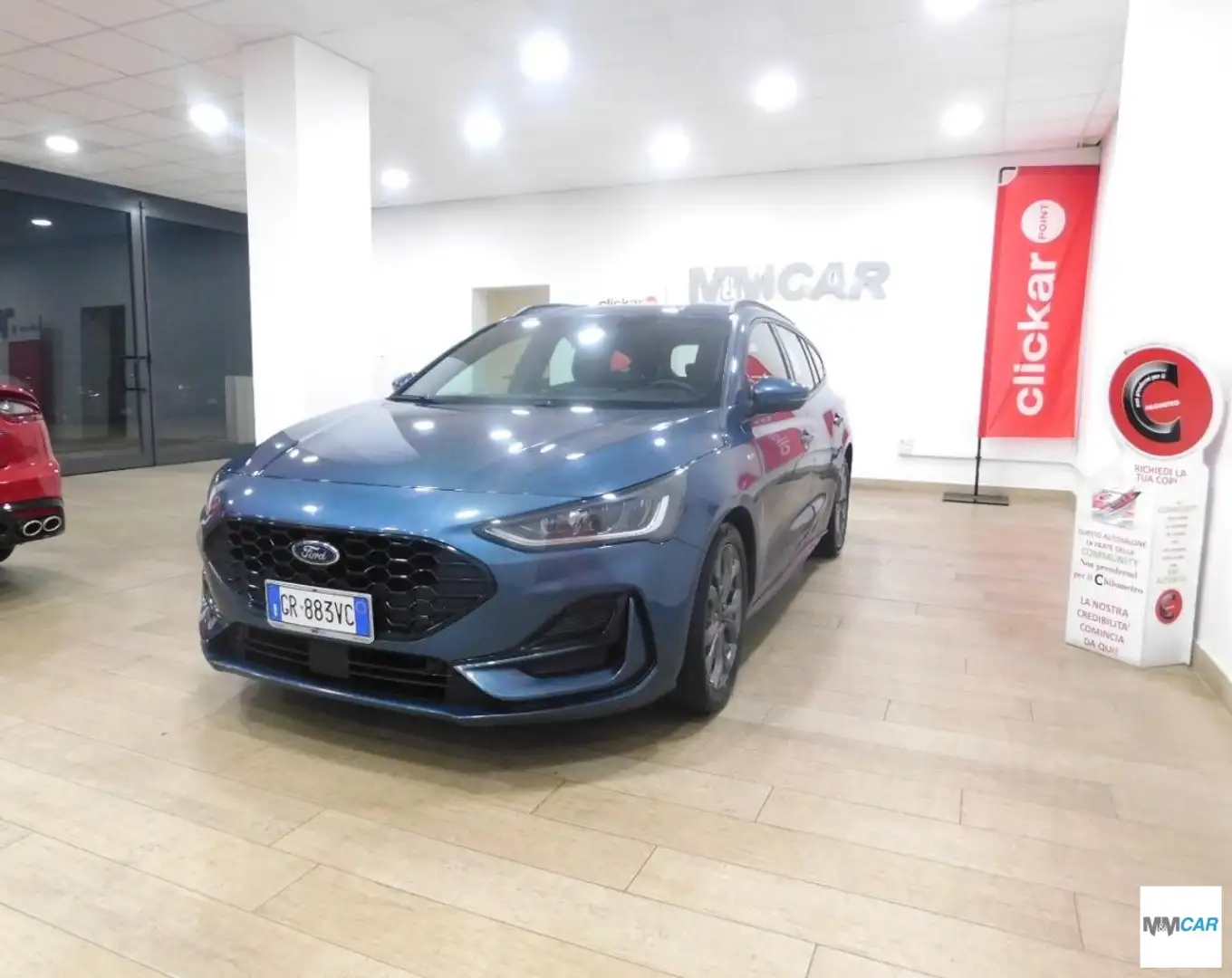 Ford Focus 1.5 EcoBlue 120CV SW ST Line Blau - 2