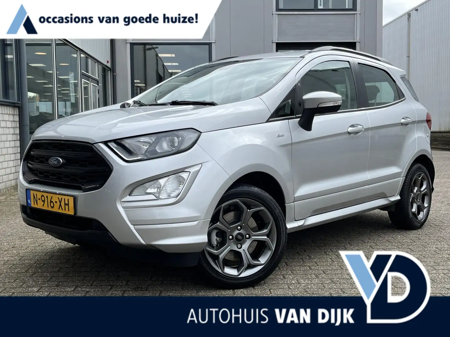 Ford EcoSport 1.0 EcoBoost ST-Line | Navi/Clima/Cruise/PDC/Afn.T Grijs - 1