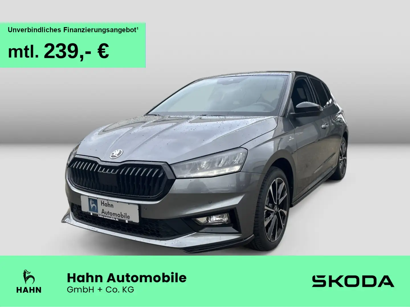 Skoda Fabia Monte Carlo 1,0 TSI DSG 17" Licht+Sicht Grau - 1