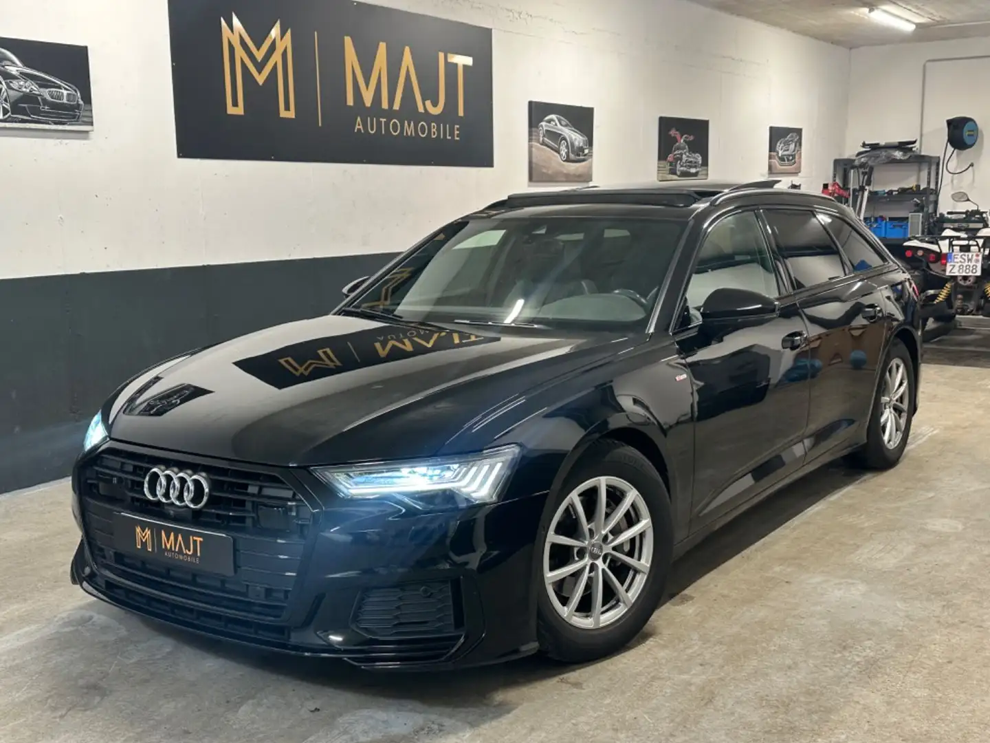 Audi A6 40 TDI sport S line Matrix 360° Pano ACC B&O Zwart - 1