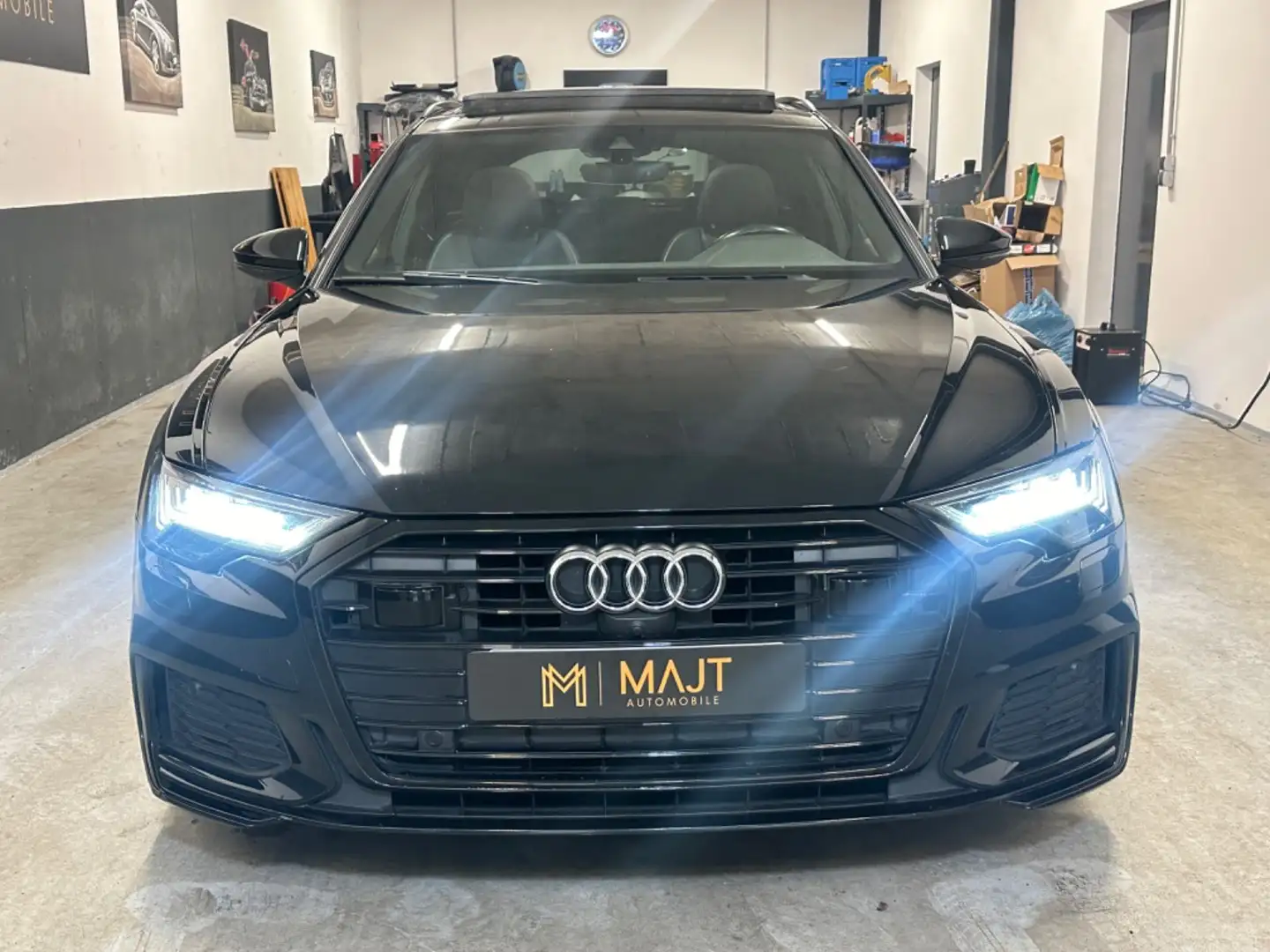 Audi A6 40 TDI sport S line Matrix 360° Pano ACC B&O Zwart - 2