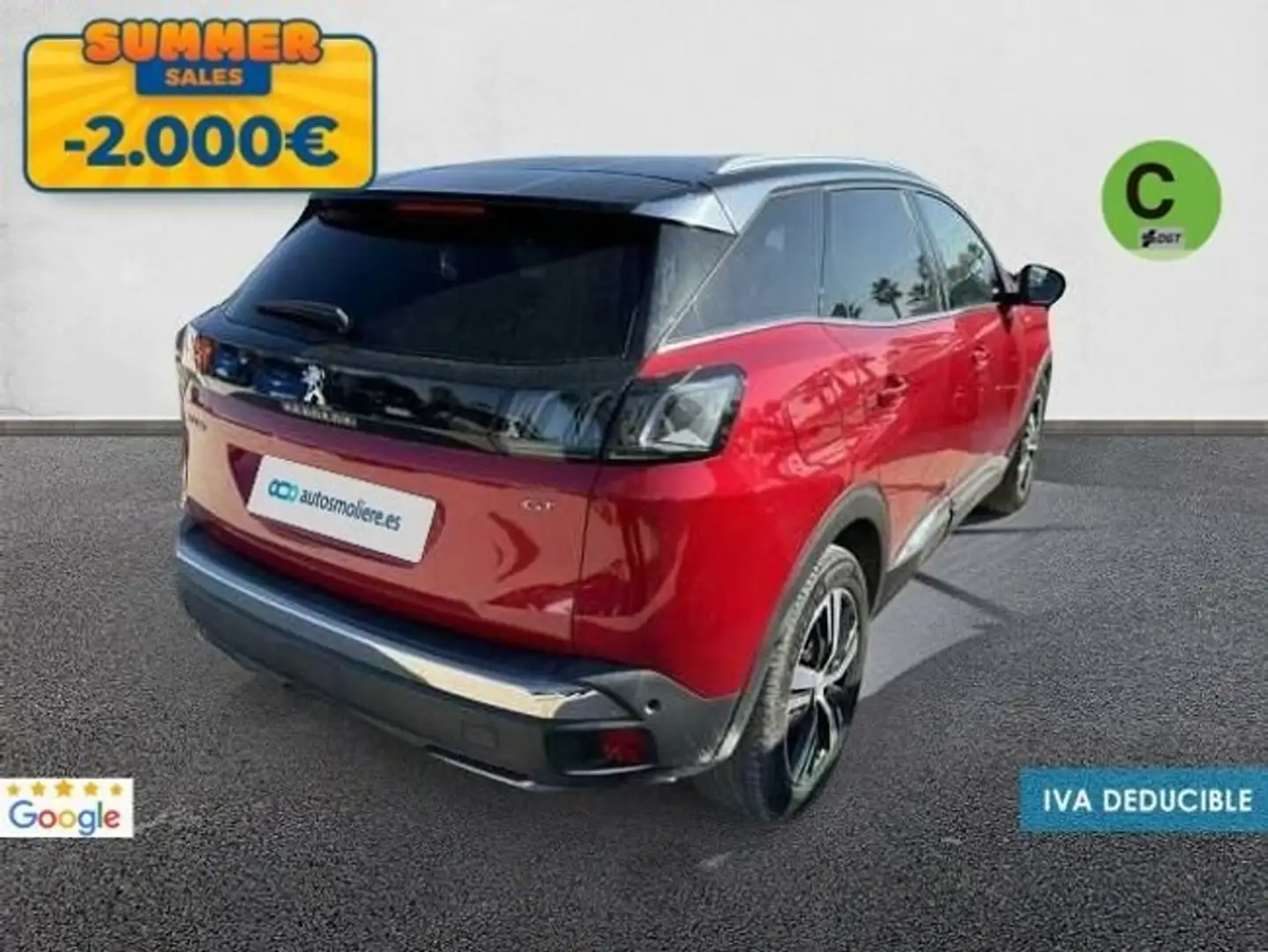 Peugeot 3008 PureTech+130+S%26S+GT+EAT8+96+kW+%28130+CV%29 Rojo - 2