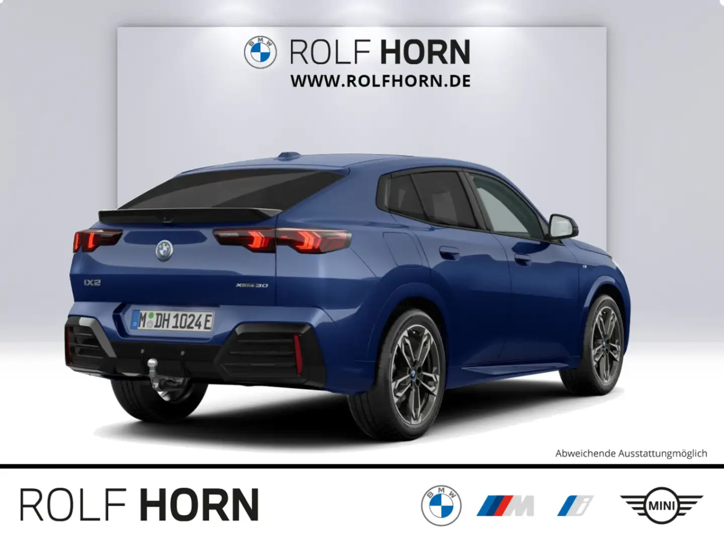 BMW iX2 ix2 xDrive30 M Sportpaket HeadUp AHK Iconic Glow Blau - 2