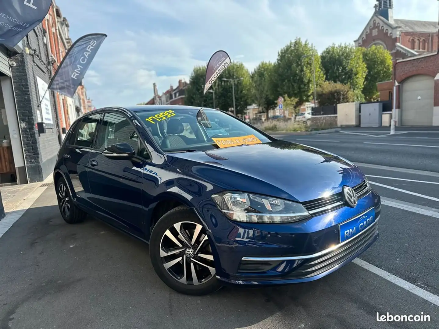 Volkswagen Golf Vw 7 1.6 Tdi 115cv IQ drive Dsg Bleu - 1