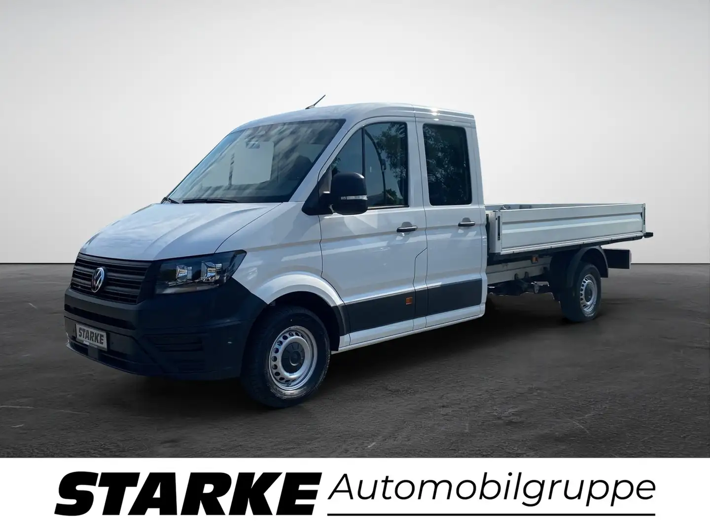 Volkswagen Crafter 35 DoKa 2.0 TDI 4-M Autom. Pritsche lang Weiß - 1