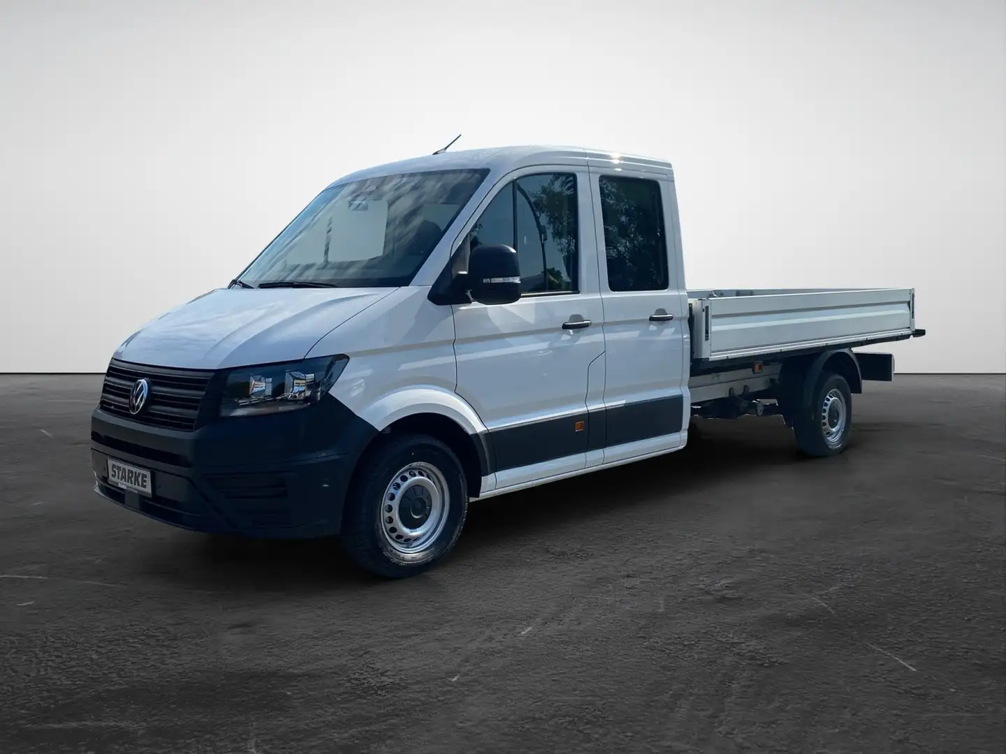 Volkswagen Crafter 35 DoKa 2.0 TDI 4-M Autom. Pritsche lang Weiß - 2