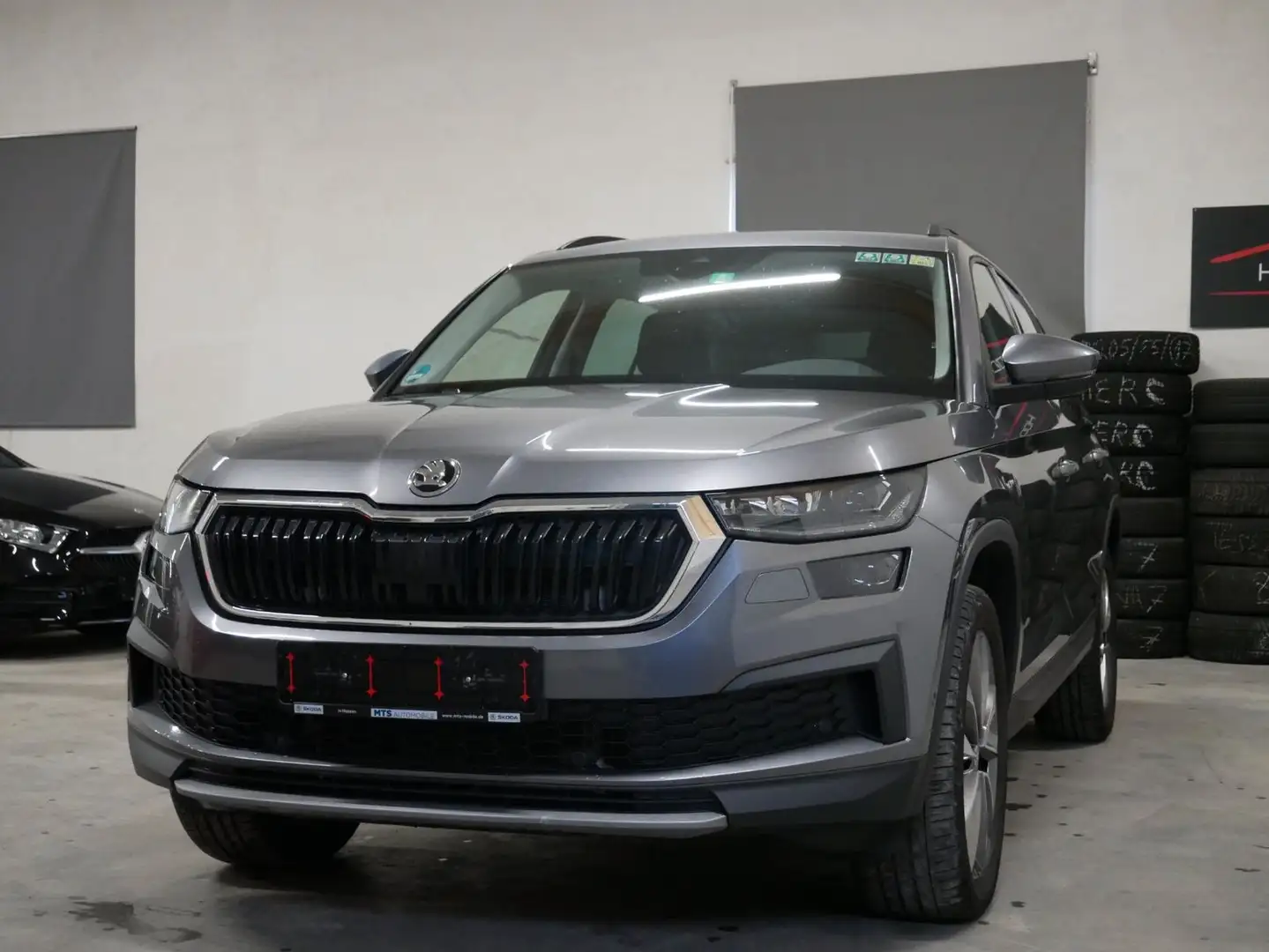 Skoda Kodiaq Tour LED R-KAM ACC NAVI SPUR CARPLAY BLNK Grau - 1