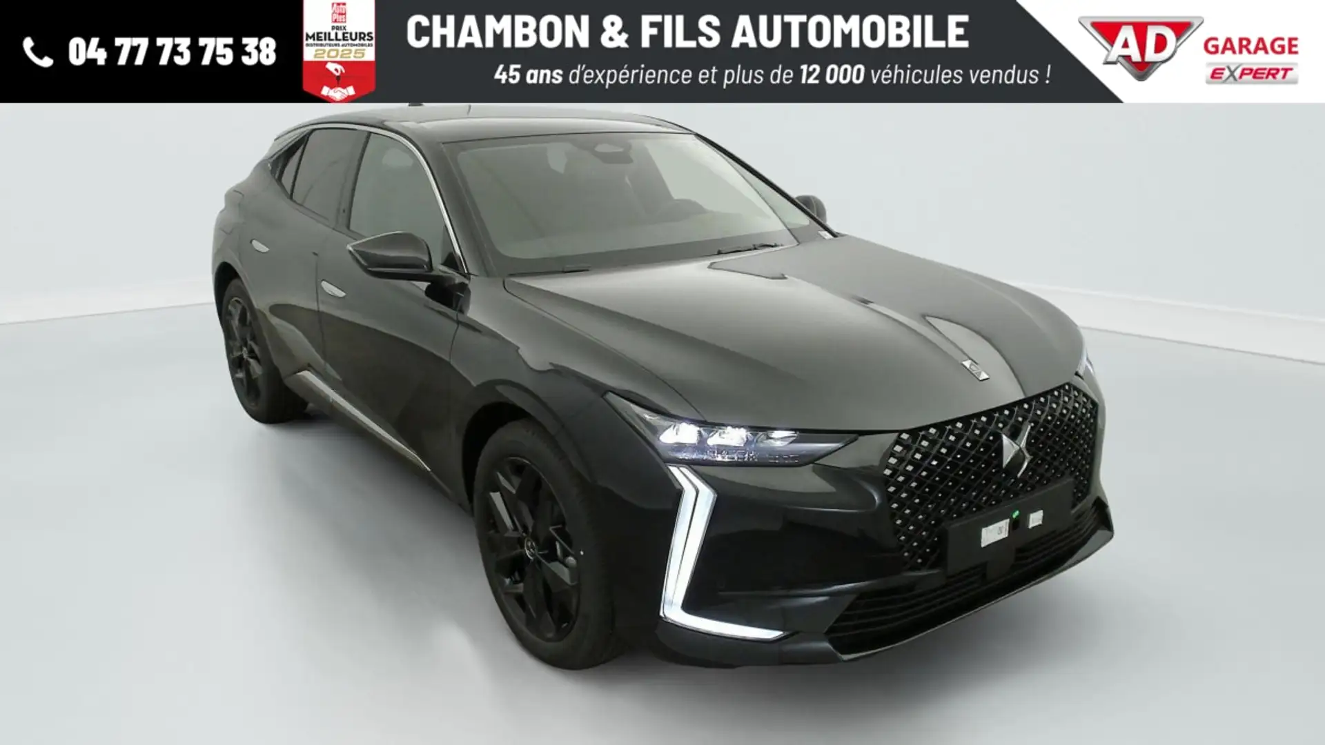 DS Automobiles DS 4 DS4 Hybride 145 e-DCT6 Pallas Noir - 1