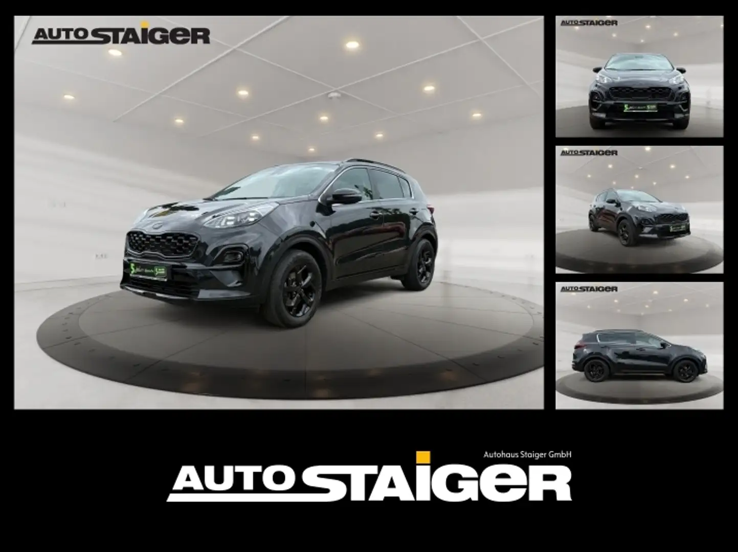 Kia Sportage 1.6  Black Edition Navi Rückfahrkamera Чёрный - 1