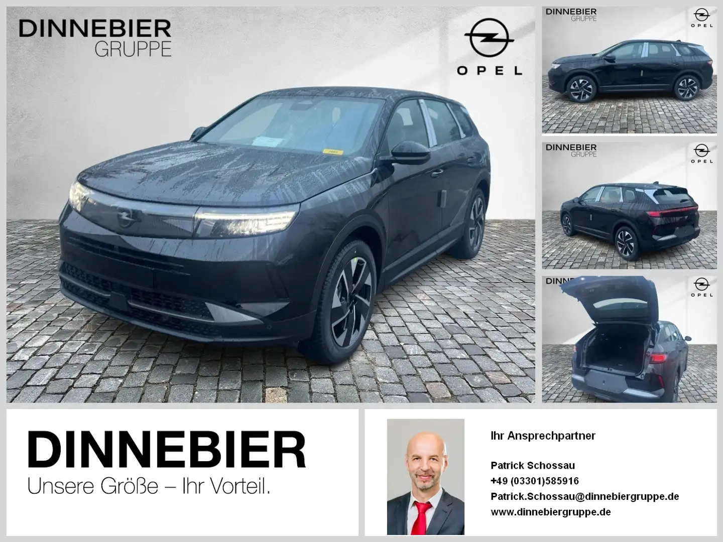 Opel Grandland Edition LED+Kamera+Navi+Allwetter Noir - 1