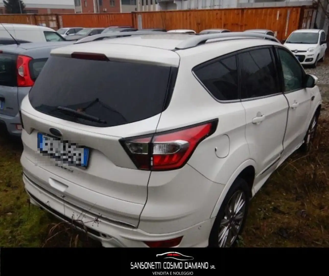 Ford Kuga 2.0 TDCI 180 CV S&S AWD Powershift Vignale AUTOVET Blanc - 2