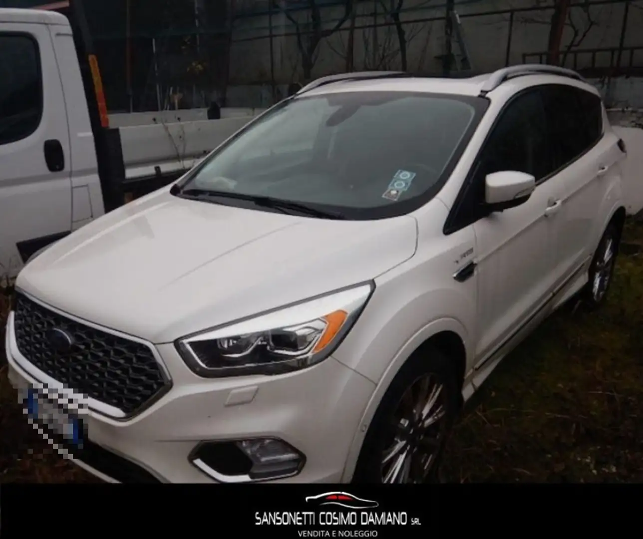 Ford Kuga 2.0 TDCI 180 CV S&S AWD Powershift Vignale AUTOVET Blanc - 1